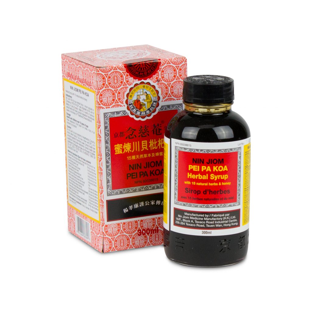 Nin Jiom Pei Pa Koa Syrup, 300ml (NPN80038615) Eastern Currents