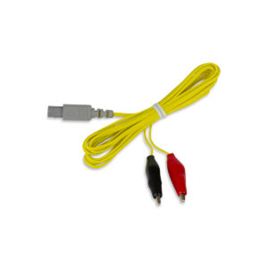 Lead Alligator Clip Wire with rectangular jack (for ES-130)
