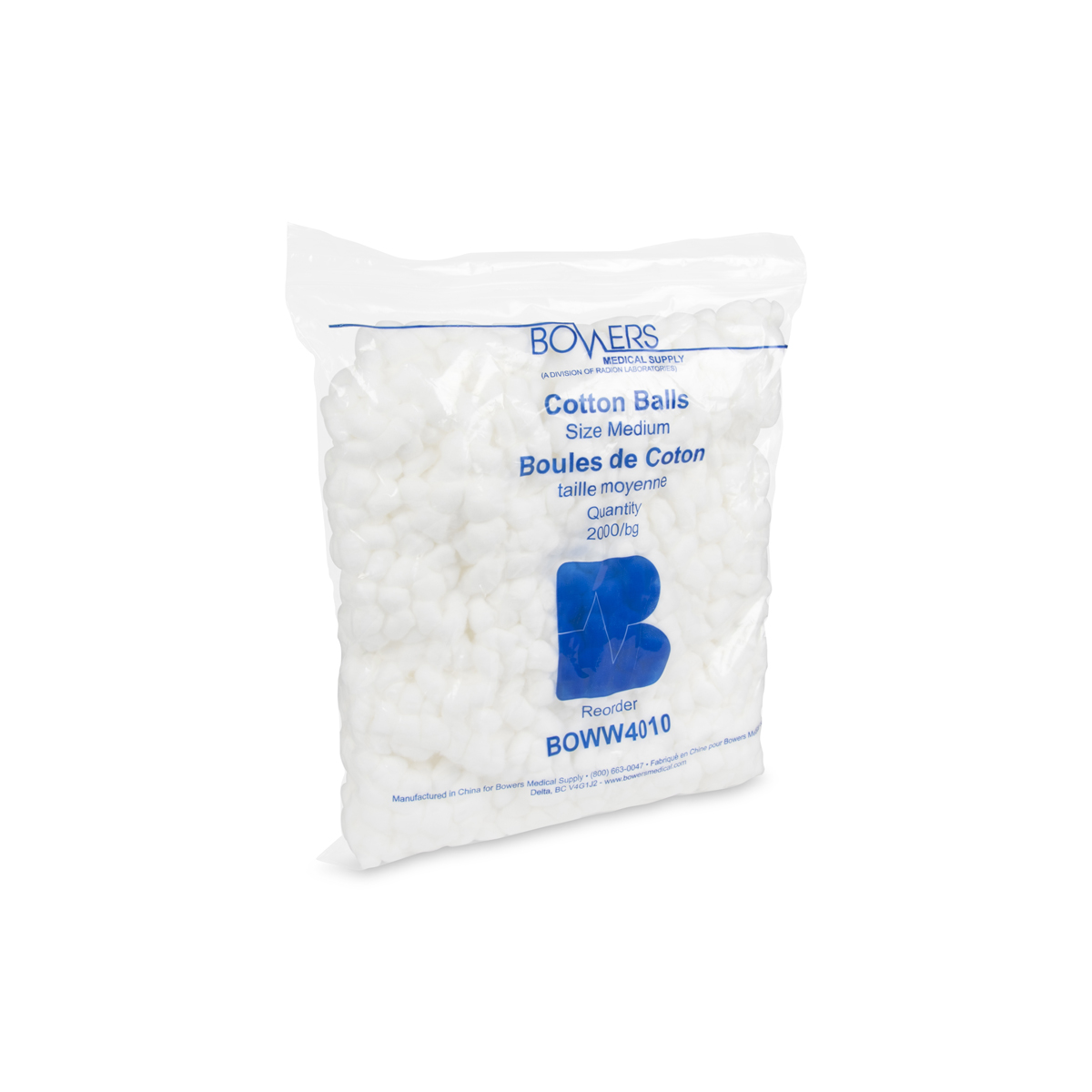 Cotton Balls (2000 medium cotton balls per bag) – Eastern Currents