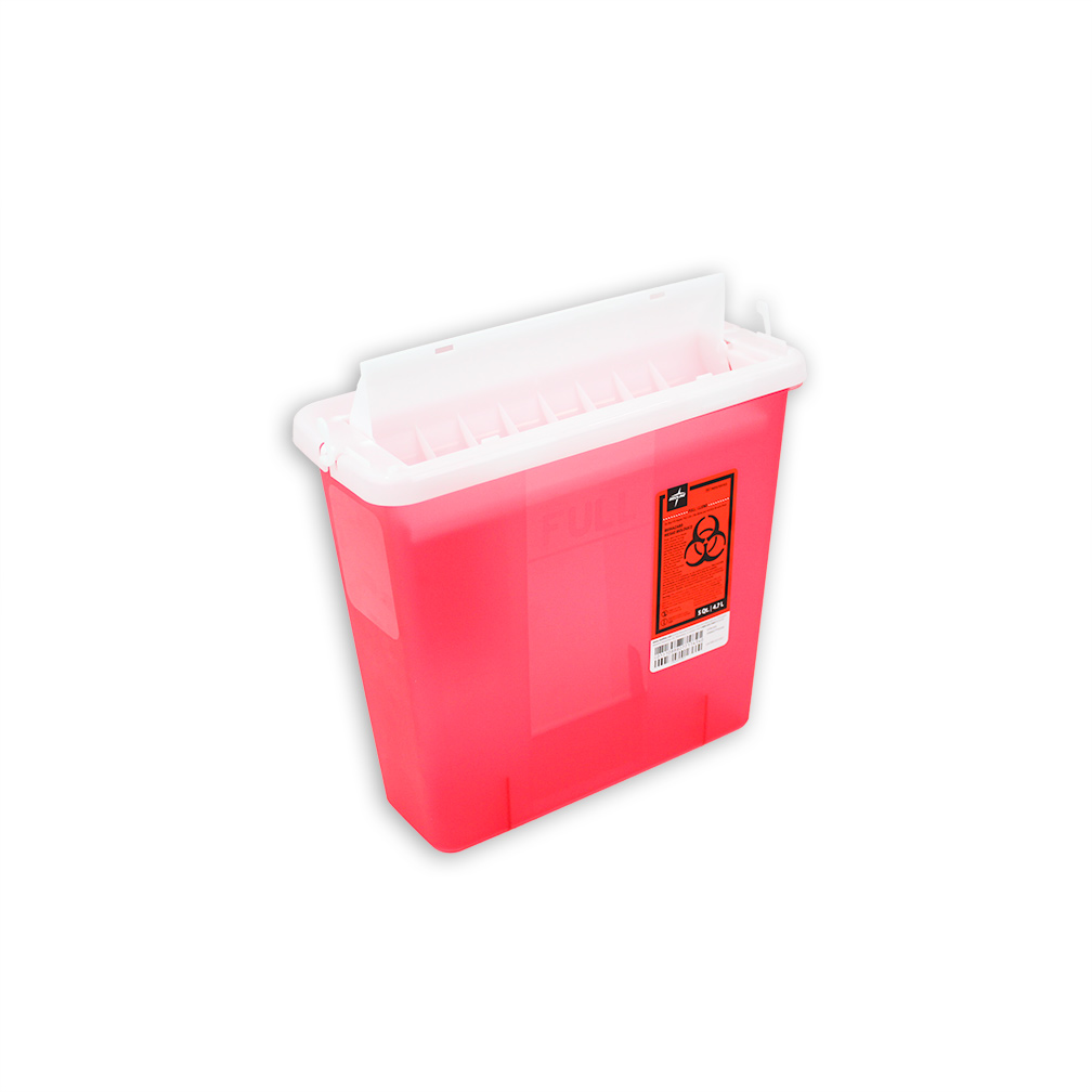 Needle Disposal (Sharps) Container, 4.7 L. Red Eastern Currents