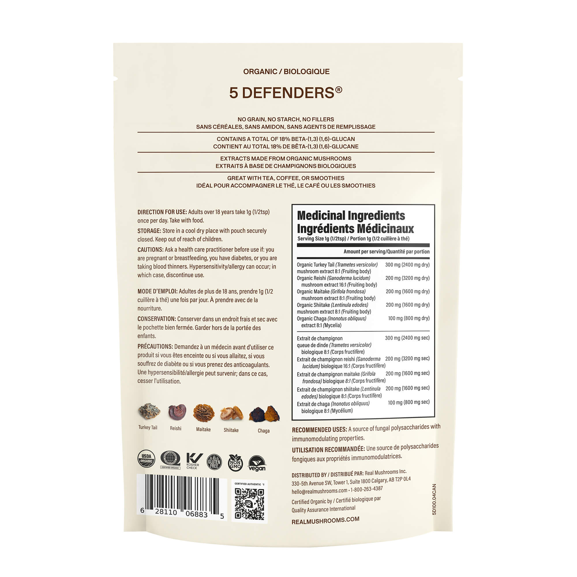 5 Defenders - 100g Bulk Powder - Image 2