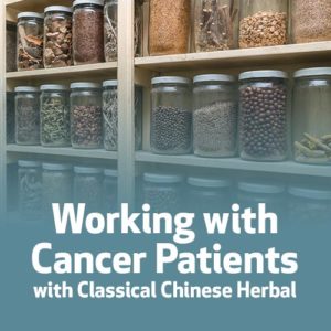 Working with Cancer Patients with Classical Chinese Herbal Medicine