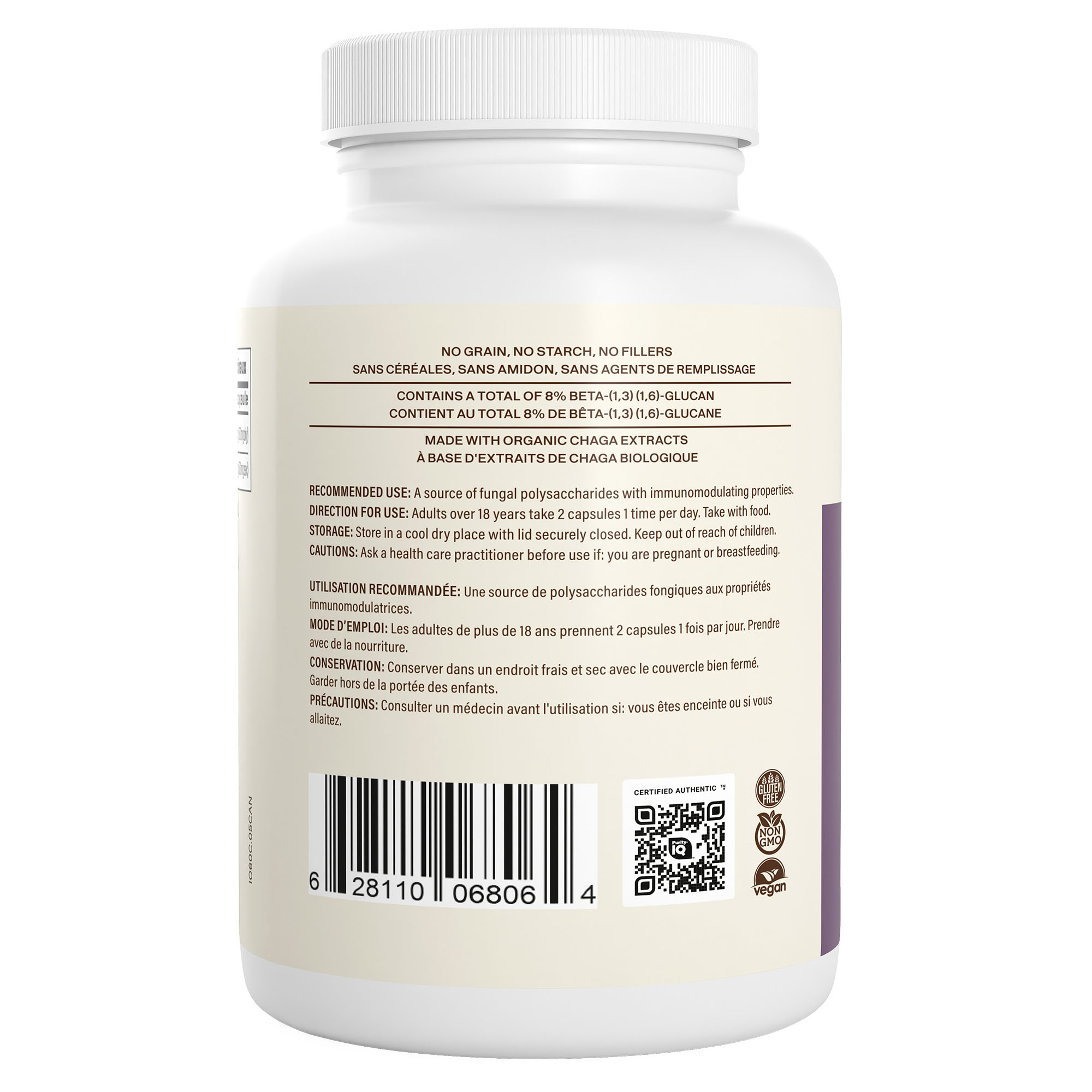 Chaga Extract - 120 Capsules - Image 3
